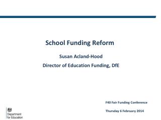 School Funding Reform