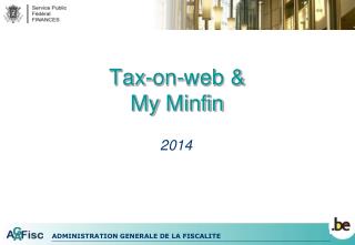 Tax -on-web &amp; My Minfin