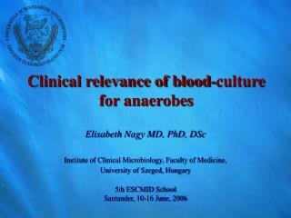 Clinical relevance of blood-culture for anaerobes