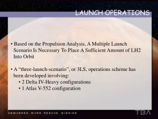 LAUNCH OPERATIONS