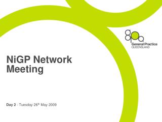 NiGP Network Meeting