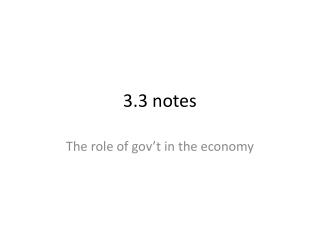 3.3 notes