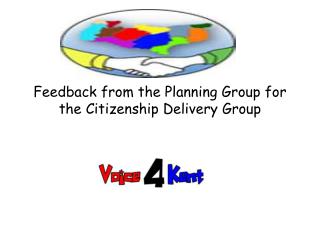 Feedback from the Planning Group for the Citizenship Delivery Group