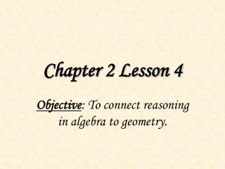 Chapter 2 Lesson 4