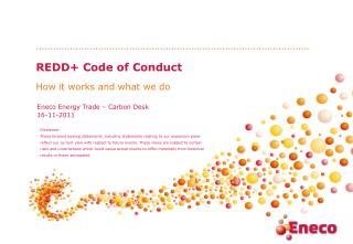 REDD+ Code of Conduct