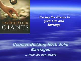 Couples Building Rock Solid Marriages … from this day forward