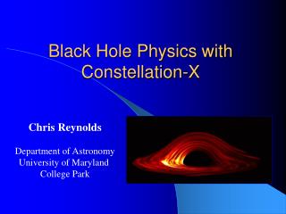 Black Hole Physics with Constellation-X