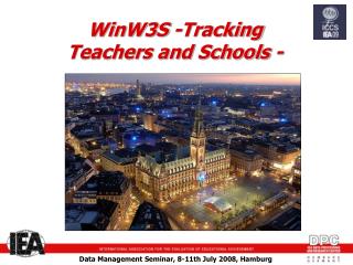 WinW3S -Tracking Teachers and Schools -