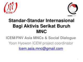 Standar-Standar Internasional Bagi Aktivis Serikat Buruh MNC