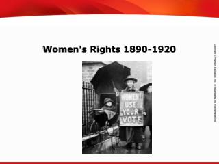 Women's Rights 1890-1920