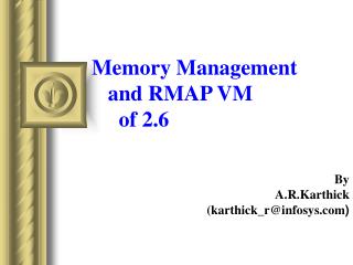 Memory Management and RMAP VM of 2.6