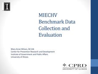 MIECHV Benchmark Data Collection and Evaluation