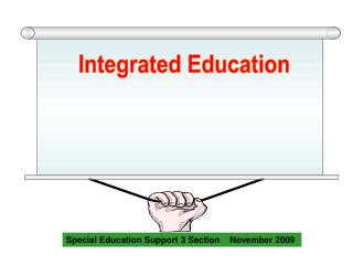 Integrated Education