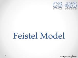 Feistel Model