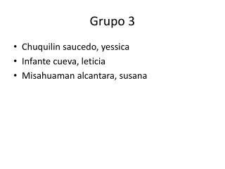 Grupo 3