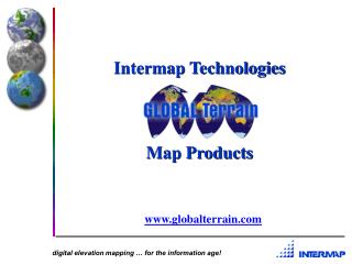 Intermap Technologies Map Products