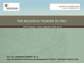 THE RELIGIOUS TOURISM IN ITALY