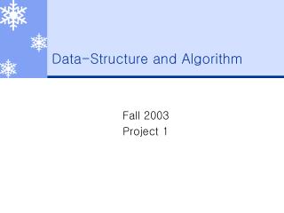 Data-Structure and Algorithm