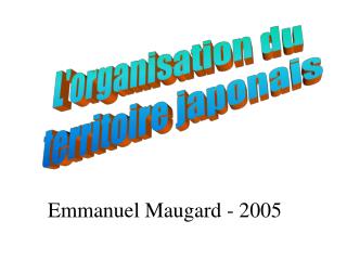 Emmanuel Maugard - 2005