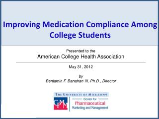 Improving Medication Compliance Among College Students