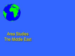 Area Studies The Middle East