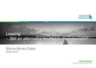 Leasing – Still an alternative for Middle East Owners?