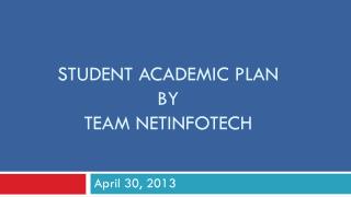 Student academic plan by team netinfotech