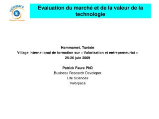 Hammamet, Tunisie Village International de formation sur « Valorisation et entrepreneuriat »