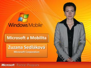 Zuzana Sedláková Microsoft Corporation