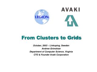 From Clusters to Grids