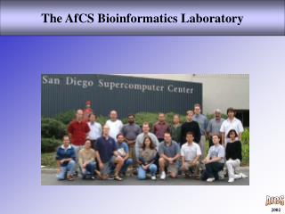 The AfCS Bioinformatics Laboratory