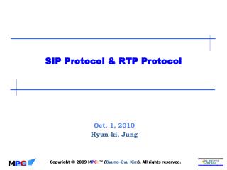 SIP Protocol &amp; RTP Protocol