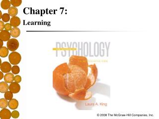 Chapter 7: Learning