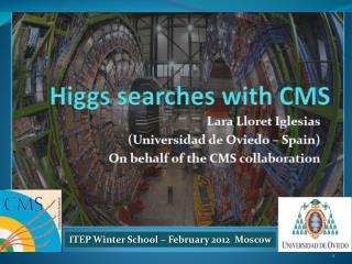 ITEP Winter School – February 2012 Moscow