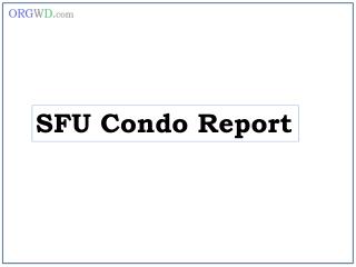 SFU Condo Report