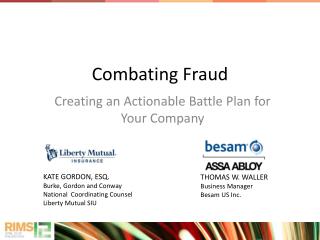 Combating Fraud