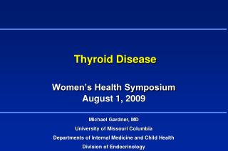 Thyroid Disease
