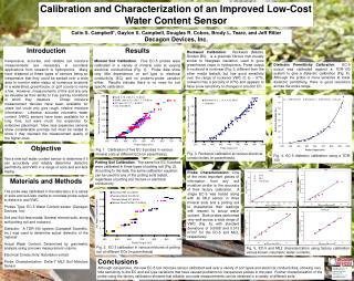 Calibration and Characterization of an Improved Low-Cost Water Content Sensor