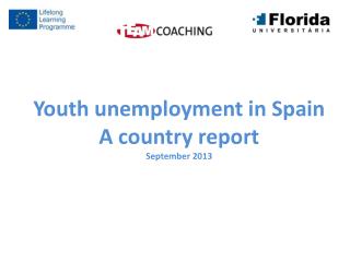 Youth unemployment in Spain A country report September 2013