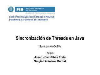 Sincronización de Threads en Java