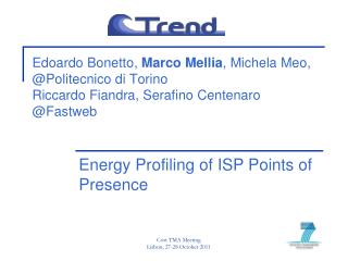 Energy Profiling of ISP Points of Presence