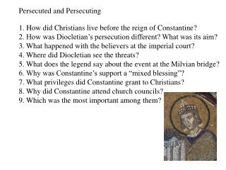 Persecuted and Persecuting
