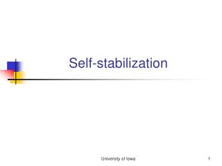 Self-stabilization