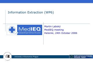 Information Extraction (WP6)