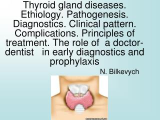 Structure and location of thyroid gland