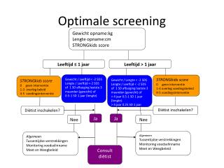 Optimale screening