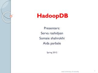HadoopDB