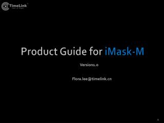 Product Guide for iMask -M