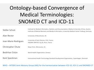 Ontology-based Convergence of Medical Terminologies: SNOMED CT and ICD-11