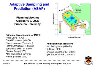 Adaptive Sampling and Prediction (ASAP)